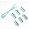 About Face Body Kai Complete 4-Blade Shaving System for Women; Minimizes Nicks & Cuts; Contains 9 Refill Cartridges & 2 Reusable Handles, 1 Count (Pack of 1)