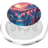Lofi Anime Mountain Range Wilderness Landscape PopSockets PopGrip for MagSafe