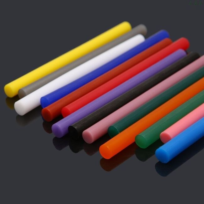 colored hot glue sticks 0.28 diameter,4