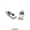 Customize 0551 T10 LED Bulb, 7 Color Glowing Wedge Bulb with Remote Control