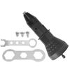 Thomletha Electric Rivet Nut Gun Cordless Riveting Tool Insert Nut Adapter Drill Bit Adapter