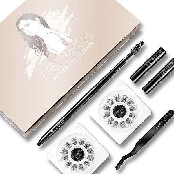 EASITENSION DIY Eyelash Extension 3D Effect Glue Bonded Band Cluster Lashes