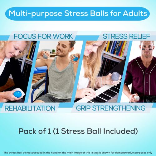 Serenilite Stress Balls, Anxiety Relief Items, Grip Strength Trainer, Meditation Accessories, Physical Therapy Equipment, Fidget Ball, Stress Balls For Adults, Hand Grip Strengthener