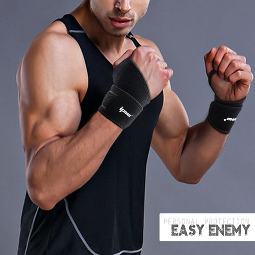 ipow [1 pair] Adjustable Wrist Wraps Brace Support Protector Pain Relief for Fitness Exercise Weightlifting