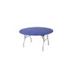 Kwik-Covers 72" Round Fitted Plastic Table Covers, Bundle of 5 (Royal Blue)