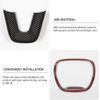 Carbon Steering Wheel Center Console Interior Trim Covers Kit for Challenger 15+