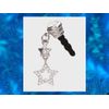 STAR DANGLE Earphone Jack Dust Plug Cover Stopper Cell phone Iphone Android