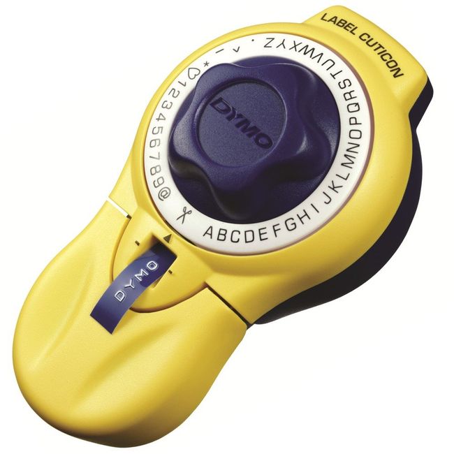 DYMO Tape Writer, Label Cuticon, yelow