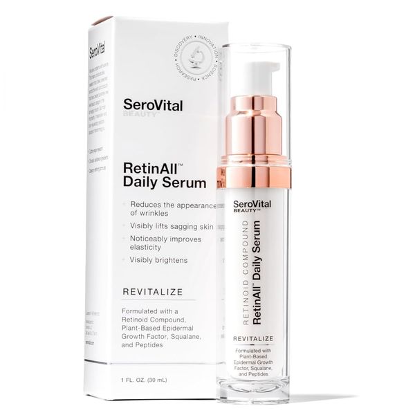 SeroVital Beauty RetinAll™ Daily Serum – Redefining Retinol – Retinoid Skin Serum – Anti Wrinkle Face Serum for Women - Anti Aging Serum