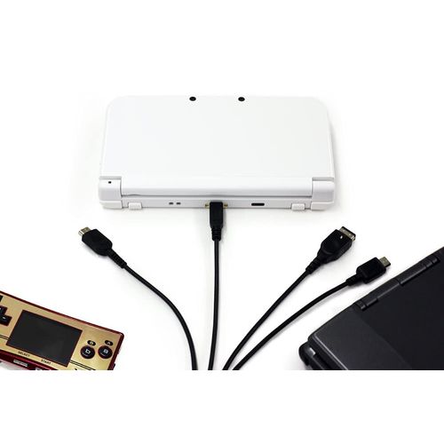 (New3DSLL/New3DS/3DSLL/3DS/New2DSLL/2DS/DSiLL/Dsi/DSLite/DS/GBASP/GBミクロ用) マルチゲームUSB充電ケーブル V4 ＜2m＞