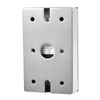 Infrared Sensor Exit Button IR Door Release Touch-Free Switch No Touch Exit Button with LED Light Indicator for Door Access Control (4.53'' x 2.76'' with Back Box)