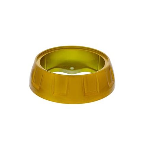 United Pacific 88289 Horn Button Bezel, Steering Wheel Horn Bezel, Electric Yellow