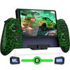 Mocagen Switch Controller Games with Handheld Mode, Wireless Swtich Pro Controller for Nintendo Switch/OLED with Marco Buttons/Big Grip/Turbo/Hall Effect Joystick & Trigger