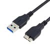 GeeSo 0.13m Black Super Speed USB 3.0 Cable for Tablet, USB3.0 A-microB Type Standard Universal Connector
