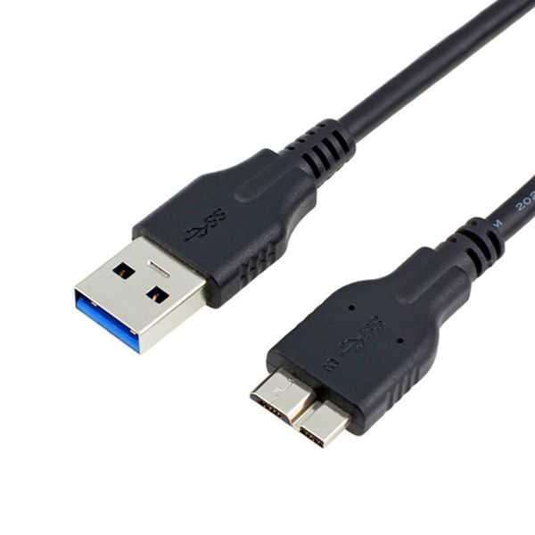 GeeSo 0.13m Black Super Speed USB 3.0 Cable for Tablet, USB3.0 A-microB Type Standard Universal Connector
