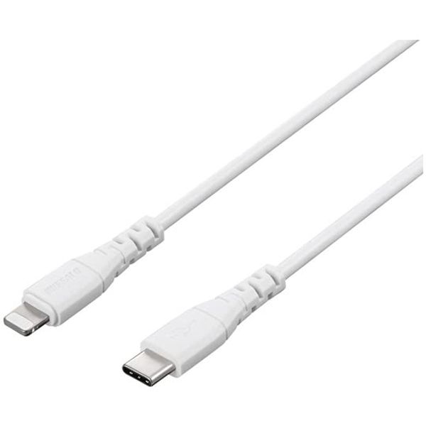 BUFFALO USB 2.0 Type-C to Lightning Standard Cable, 0.5m, White BU2CL05WH