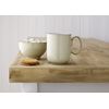 (Straight Mug) - Denby Linen Straight Mug, Medium, Cream