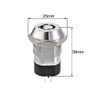 Sourcingmap 19mm 2 Positions Key Locking Push Button Switch with 2 Keys 2NO 2NC S1902 1pcs