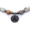 Panotophia Mala Amazonite Elastic with Buddha 0.8 cm