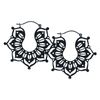 Wildcat Ohrringe Magnolia Hoops Schwarz onesize