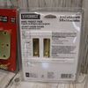 6 Pc- Everbilt 3-1/2 in. Security Door Hinge 5/8 in. Radius, Bright Brass Finish