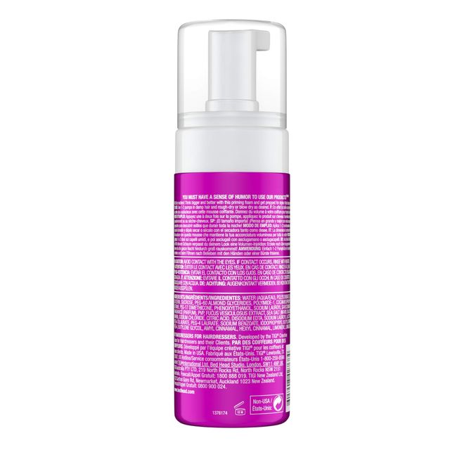 Tigi Bed Head Big Head Volume Boosting Foam 4.22 Oz Pack of 2 - Clear  Beauty Co