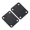 Hapihom Electric Guitar Roller String Tree String Retainer Neck Plate Loaded Jack Socket Plate For Guitar Replacement Parts (black)