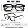 Dccdllo 5 Pack Reading Glasses for Women, Blue Light Blocking Cute Oversized Square Computer Readers Spring Hinge +2.0