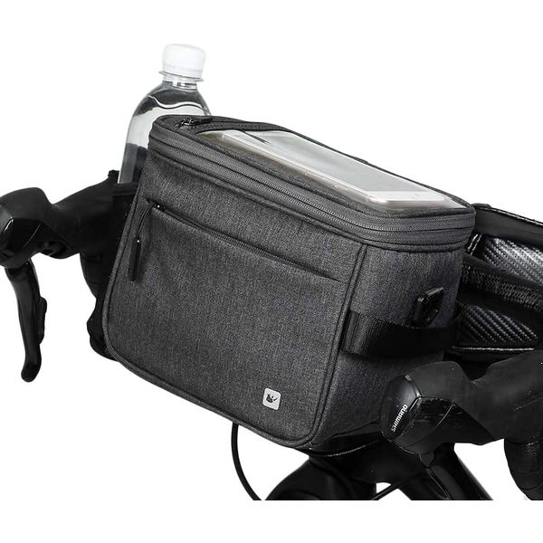 Rhinowalk Bicycle Waterproof Front Bag Handle Bag Frame Bag Side Bag Gray