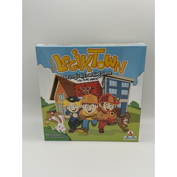 Asmodee Logiktown Logical Coaching Board Game for Ages 5+ - NEW/SEALED