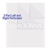 Continuous Computer Paper 9.5"x11" L&R Perf Blank 2-Pt White/White 15lb 1700/Ctn