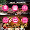 Wireless Smart Meat Thermometer, Bluetooth Probe BBQ Grill Smoker
