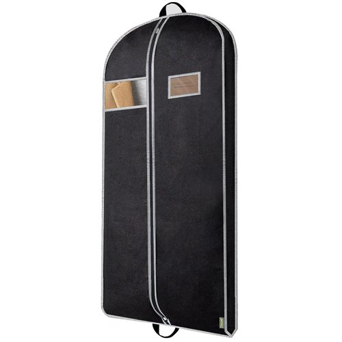 BALEINE Heavy Duty Garment Bag with Shoe Storage Travel Bag for Dresses, Suit, Coats Travel Essential (60")