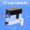 Large Water Dispenser Plastic BPA-Free 27-Cup Filtered Drinking Kitchen