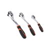 FLZOSPER Drive Socket Ratchet Wrench, Quick-Release Composite Offset Ratchet, 72-Tooth Oval Head (1/4-inch)