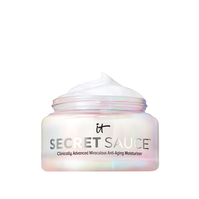 IT Cosmetics Secret Sauce Anti-Aging Moisturizer – Hydrating & Plumping Facial Cream – For Fine Lines, Wrinkles, Dark Spots – Vegan – Day or Night - 2 Fl. Oz