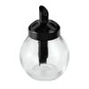 Metaltex Zuckerdosierer, Glas/Kunstoff, schwarz, rund