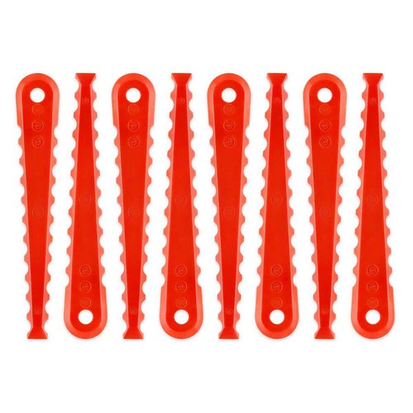 8 Ryobi Replacement Serrated Blades for Fixed Line or Serrated Blade Bump Head