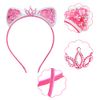5 PCS Cat Ears Headband,Colorful Cat Ears Sequin Headbands,Glitter Metal Kitty Lovely Hair Accessories for Girls Daily Wear or Party Decorations