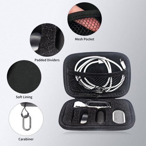 Travel Case for PLAUD NotePin AI Voice Recorder and Charging Dock Accessories,Shockproof Carrying Bag - Includes Case Only