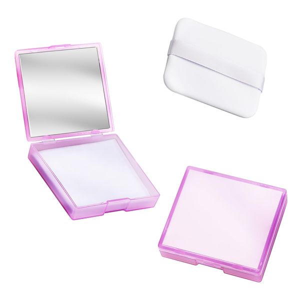 Knchy 100 Sheets Lavender Oil Blotting Paper Mirror and Puff Sets Include 900 Sheets Refills, Portable Oil Absorbing Paper Sets for Dating, Meeting, Arrangements, Makeup Friendly Oil Control Paper