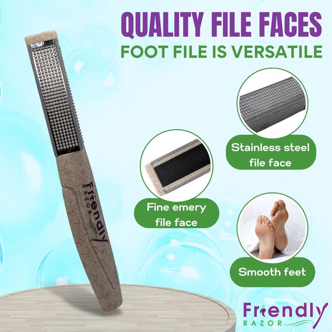 Foot Dead Skin File,Multipurpose Double-Sided Stainless Steel Foot File Foot  Scraper Callus Remover & Dead Skin Remover Foot File