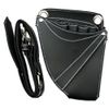 Awans Hairdressing Tools Bag Holster/Pouch, barber bag for equipment Black (Black Simple)