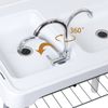 Folding Fish Cleaning Table with Sink and Spray Nozzle Heavy Duty Camping Table