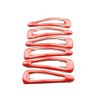 6 Red Plain Hair Slides IN4588