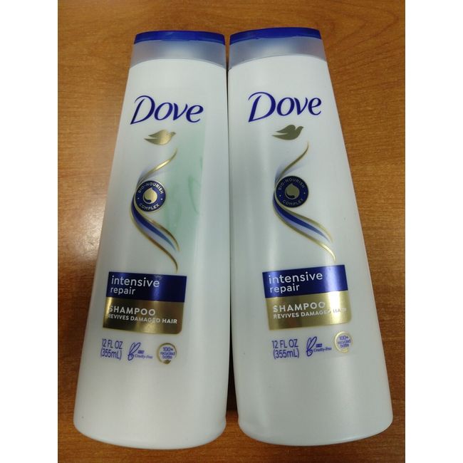 2 Pack: Dove Intensive Repair Shampoo 12oz. ea. SHELFWEAR  - E3B