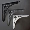 8 x 7 Inch Gothic Cast Iron Shelf Bracket - White
