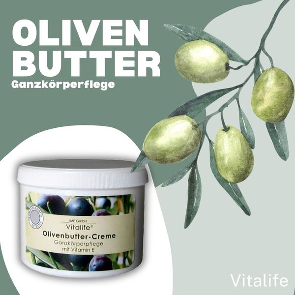 Olivenöl Gesichtspflege Olivenbutter-Gesichtscreme 75ml mit Vitamin E