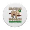 Sloth Pencil Case - Mach Ich Morgen versprochen mit Blume [German Language] PopSockets Swappable PopGrip