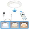 Magnetic Motion Sensor Ceiling Light Rechargeable LED Flush Shower Closet Light